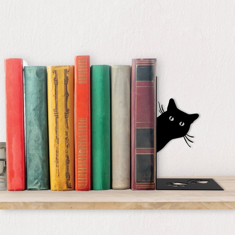 Βιβλιοστάτης μεταλλικός - Γάτα