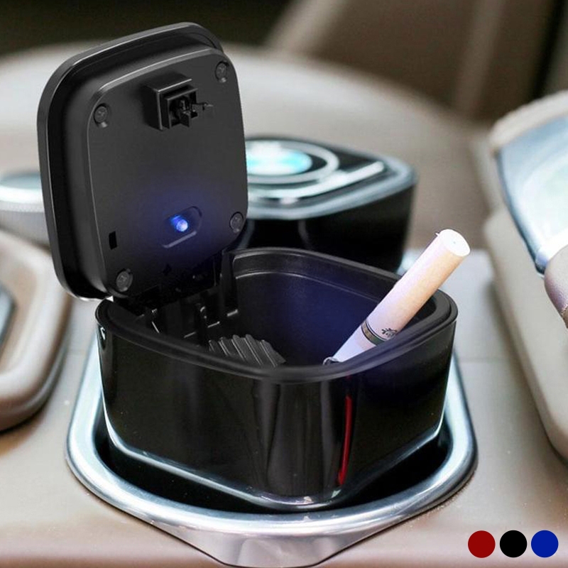 Σταχτοδοχείο ποτηροθήκης αυτοκινήτου led