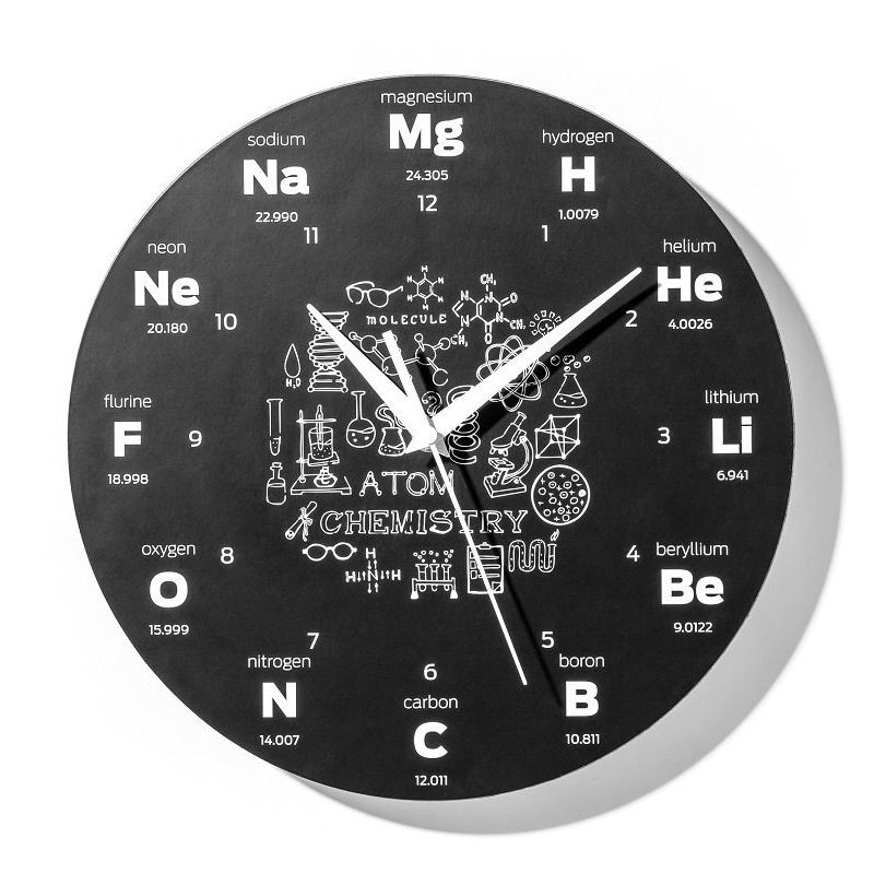 Ρολόι τοίχου Χημεία - 30 εκ.