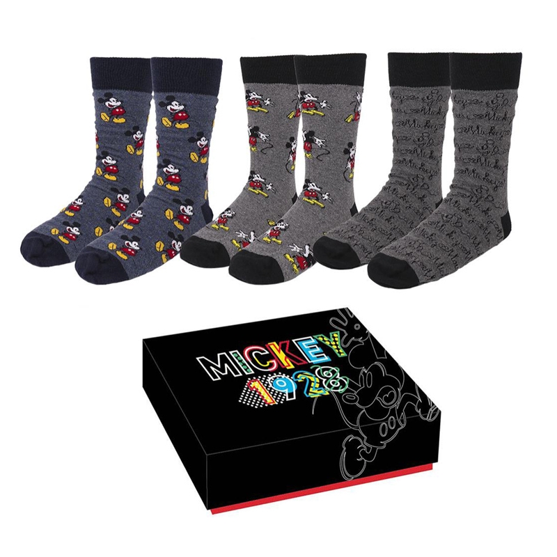 Σετ unisex κάλτσες Mickey Mouse - 3 τεμ.