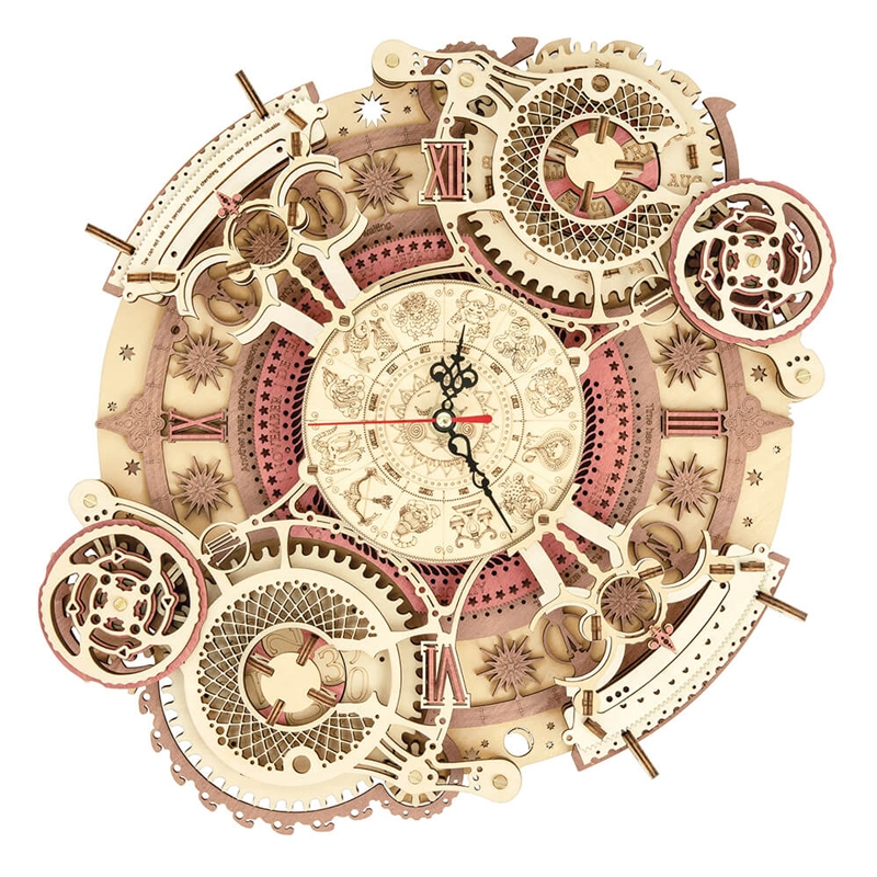 Ξύλινο αστρολογικό ρολόι DIY κατασκευή - Robotime