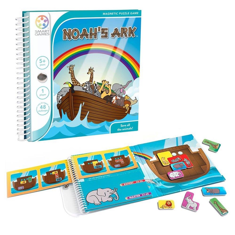 Επιτραπέζιο μαγνητικό παιχνίδι Smartgames - Noah's ark