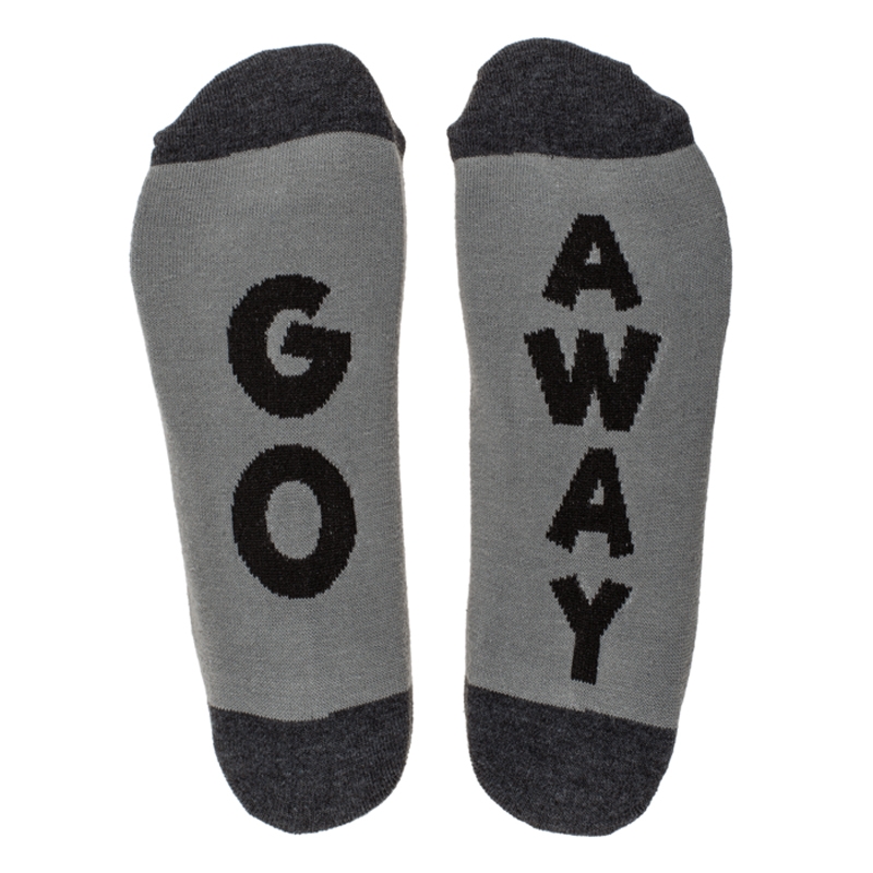 Αστείες κάλτσες unisex - Go away