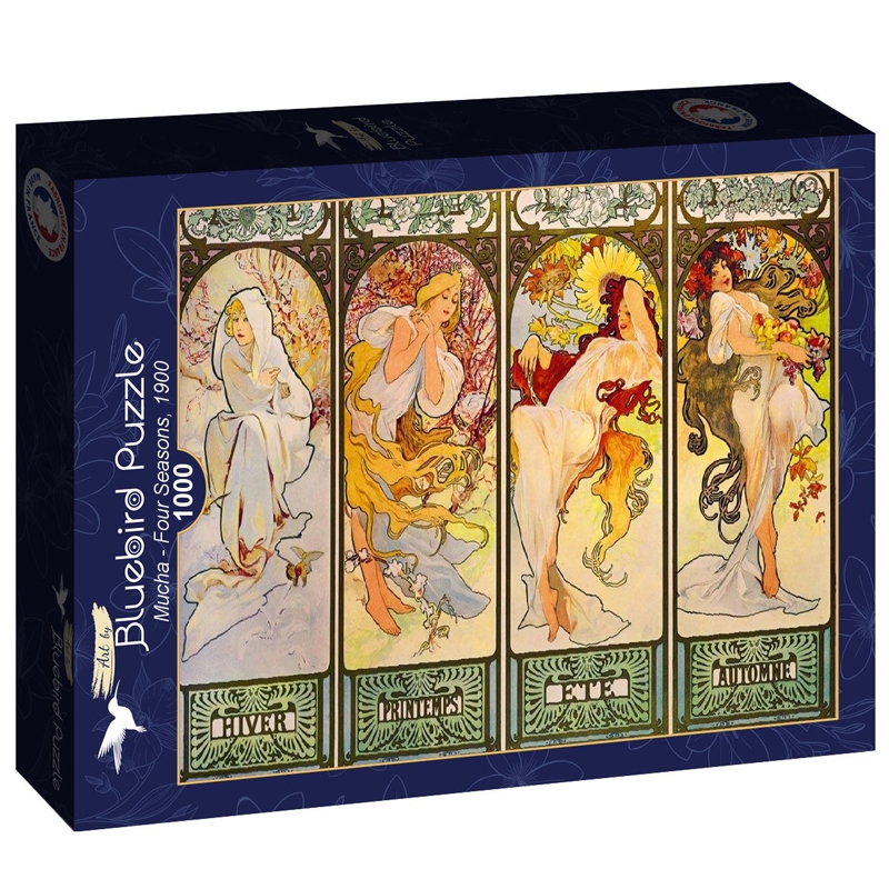 Παζλ Bluebird Mucha - Four Seasons - 1000 τεμ.