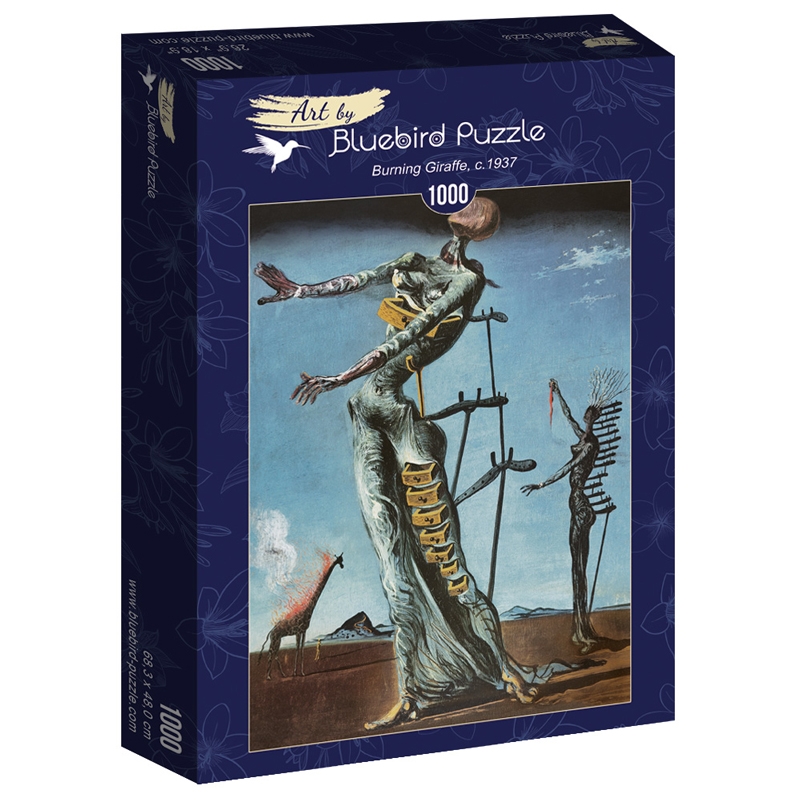 Παζλ Bluebird Salvador Dalí - Burning Giraffe - 1000 τεμ.