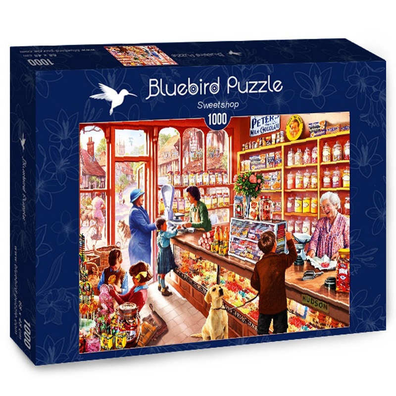 Παζλ Bluebird Μαγαζί με ζαχαρωτά - 1000 τεμ.