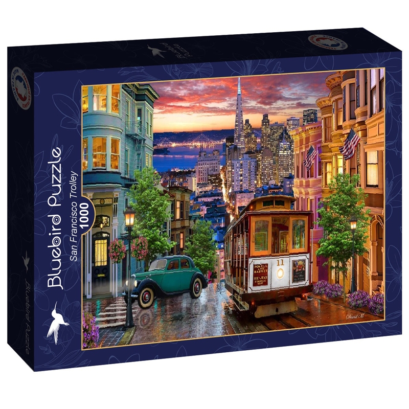 Παζλ Bluebird San Francisco Τρόλεϊ - 1000 τεμ.