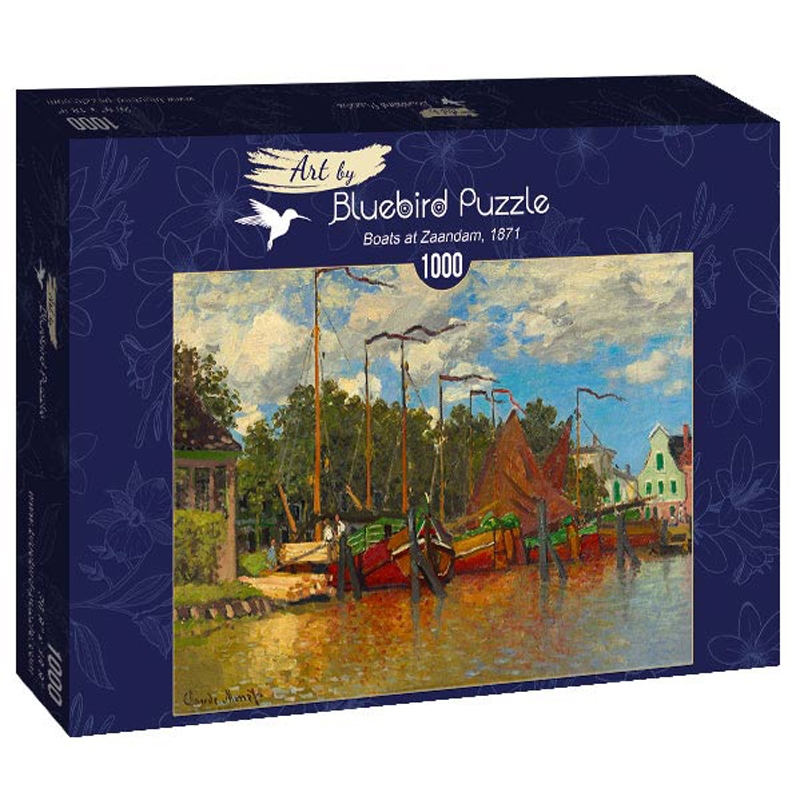 Παζλ Bluebird Claude Monet - Boats at Zaandam - 1000 τεμ.