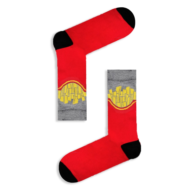 Unisex κάλτσες με σχέδιο - French fries