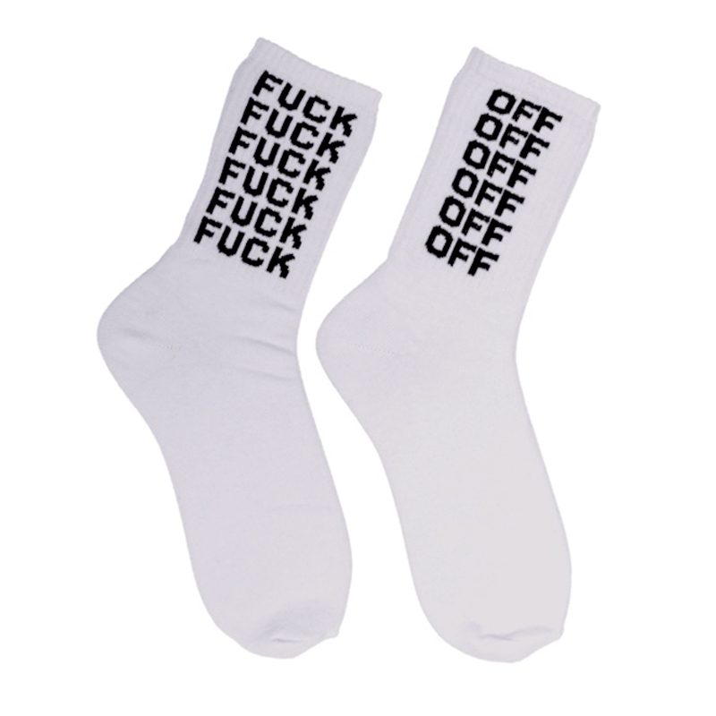 Ανδρικές κάλτσες με σχέδιο - Fuck off