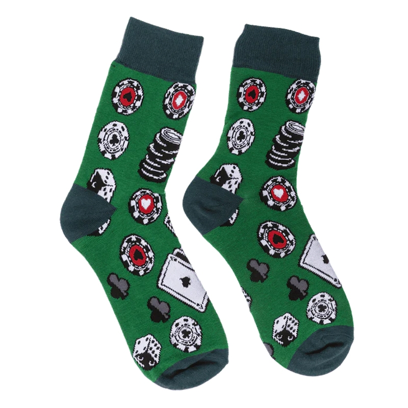 Ανδρικές κάλτσες με σχέδιο - Poker