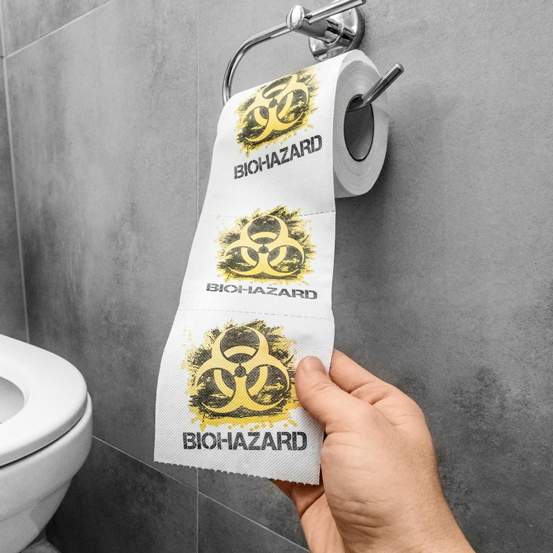 Χαρτί τουαλέτας - Biohazard