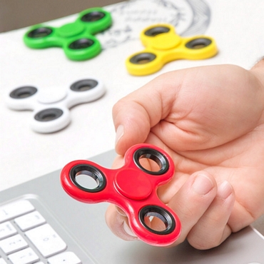 Anti Stress Fidget Spinner Three Leaves Black Circles Anti Stress Fidget Spinner Three Leaves Black Circles