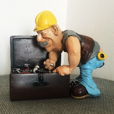 Διακοσμητική φιγούρα εργάτης - 12 εκ. Διακοσμητική φιγούρα εργάτης - 12 εκ.