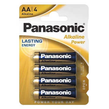 Panasonic 4 x AA αλκαλικές μπαταρίες - Alkaline power LR6