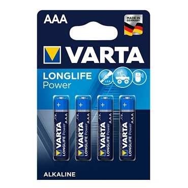 Varta 4 x AAA αλκαλικές μπαταρίες - Longlife LR03 Varta 4 x AAA αλκαλικές μπαταρίες - Longlife LR03