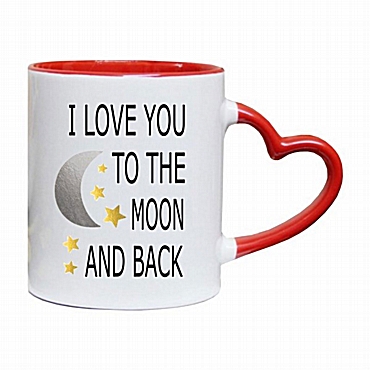 Κούπα καρδιά Love you to the moon and back Κούπα καρδιά Love you to the moon and back