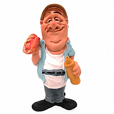 Αστεία φιγούρα πωλητής hot dog - 8,5 εκ Αστεία φιγούρα πωλητής hot dog - 8,5 εκ