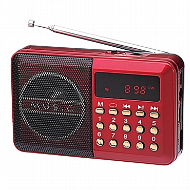 Μίνι επαναφορτιζόμενο φορητό ραδιόφωνο H011U