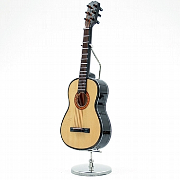 Διακοσμητική κιθάρα μινιατούρα με θήκη - 16 εκ.