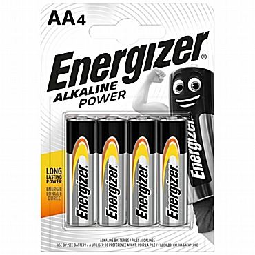 Energizer 4 x AA αλκαλικές μπαταρίες - Alkaline power LR6 Energizer 4 x AA αλκαλικές μπαταρίες - Alkaline power LR6