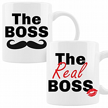 Σετ κούπες The Boss - The Real Boss 2 τεμ.