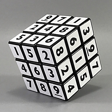 Kύβος Sudoku speed λευκός - 6 εκ.
