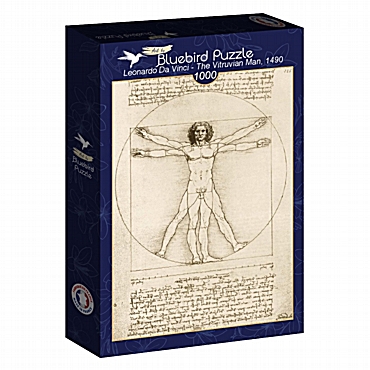 Παζλ Bluebird Leonardo Da Vinci - The Vitruvian Man - 1000 τεμ.