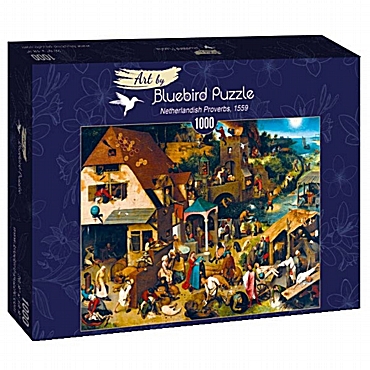 Παζλ Bluebird Pieter Bruegel the Elder - Netherlandish Proverbs - 1000 τεμ.
