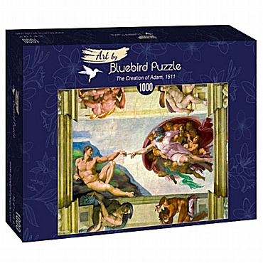 Παζλ Bluebird Michelangelo - The Creation of Adam - 1000 τεμ.