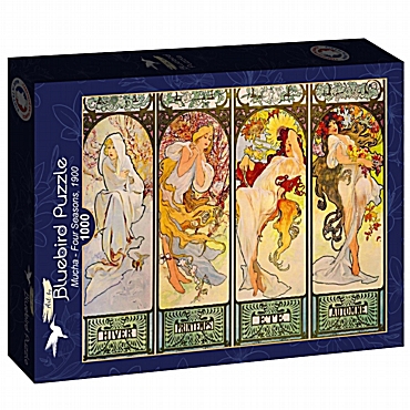 Παζλ Bluebird Mucha - Four Seasons - 1000 τεμ.