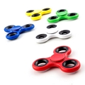 Anti Stress Fidget Spinner Three Leaves Black Circles