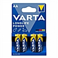 Varta 4 x AA αλκαλικές μπαταρίες - Longlife LR6