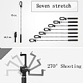 Selfie Stick με κουμπί και καλώδιο Jack 3,5 mm