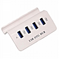 USB OTG HUB με 4 θέσεις και βάση κινητού