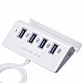 USB OTG HUB με 4 θέσεις και βάση κινητού