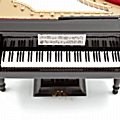 Διακοσμητικό πιάνο με ουρά - 17 εκ.