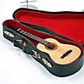 Διακοσμητική κιθάρα μινιατούρα με θήκη - 16 εκ.