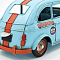 Fiat 500 γαλάζιο αγωνιστικό - 30,5 εκ.