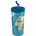 Aνοξείδωτη κούπα ταξιδιού Blue Map iDrink 350 ml