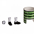 Κούπα ποδόσφαιρο με μπάλα και παπούτσια