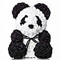 Αρκουδάκι από τεχνητά τριαντάφυλλα Panda - 35 εκ. 