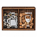Κουτί αποθήκευσης για καπάκια μπύρας κρασιού His & Hers