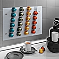 Επιτοίχια πλαστική θήκη για 24 κάψουλες Nespresso Eliplast