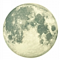Αυτοκόλλητο φεγγάρι φωσφοριζέ - 20 εκ.