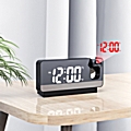 Ψηφιακό επιτραπέζιο ρολόι καθρέφτης με προτζέκορα - 18 εκ.