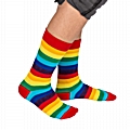 Unisex κάλτσες σε κουτάκι - Ουράνιο τόξο