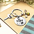 Μεταλλικό μπρελόκ - Bee happy