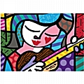 Παζλ Bluebird Romero Britto - Girl with guitar - 1000 τεμ.