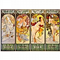 Παζλ Bluebird Mucha - Four Seasons - 1000 τεμ.
